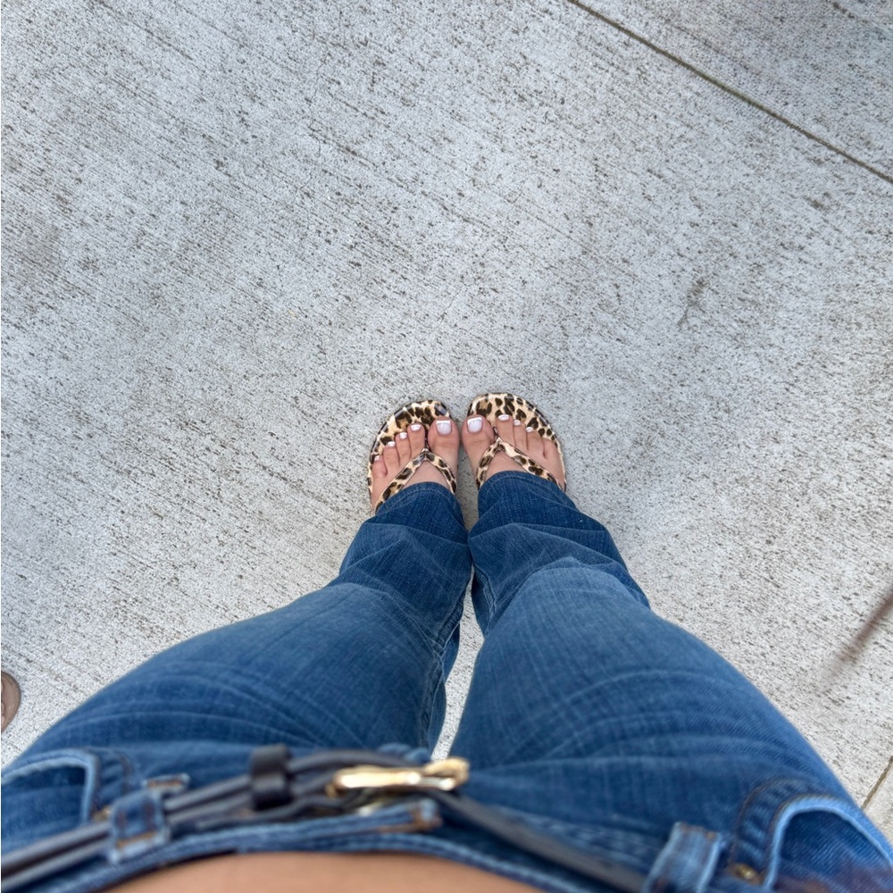 Cheetah kitten heels